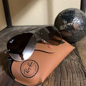 Ray Ban Rimless Aviators w/ Gradient lenses